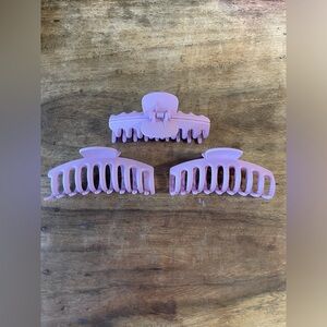 Purple Large Hair Clips